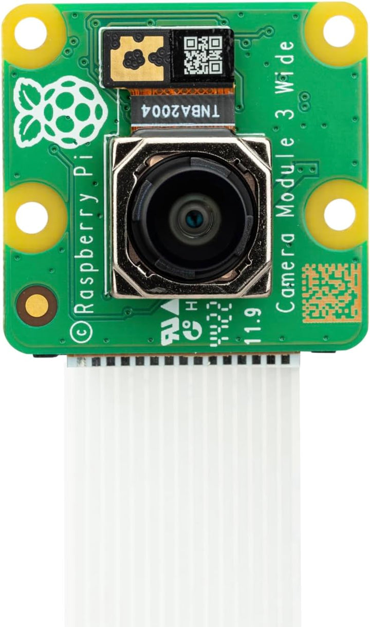 Raspberry Pi Kamera Modul 3, Wide Camera Module 3 Wide, 120° diagonaler Blickwinkel, IMX708 12-Megap