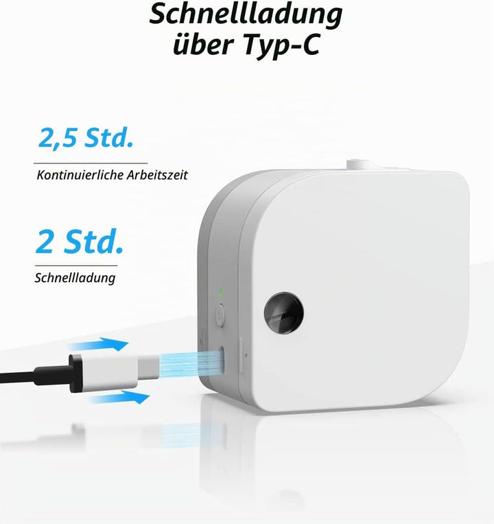 Phomemo P12 Pro Beschriftungsgerät Handgerät | Mini Bluetooth Etikettiergerät mit Etikettenband | US