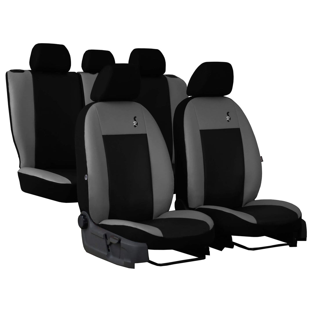 GSC Sitzbezüge Universal Schonbezüge kompatibel mit Mercedes C KLASSE W203 Grau, Grau