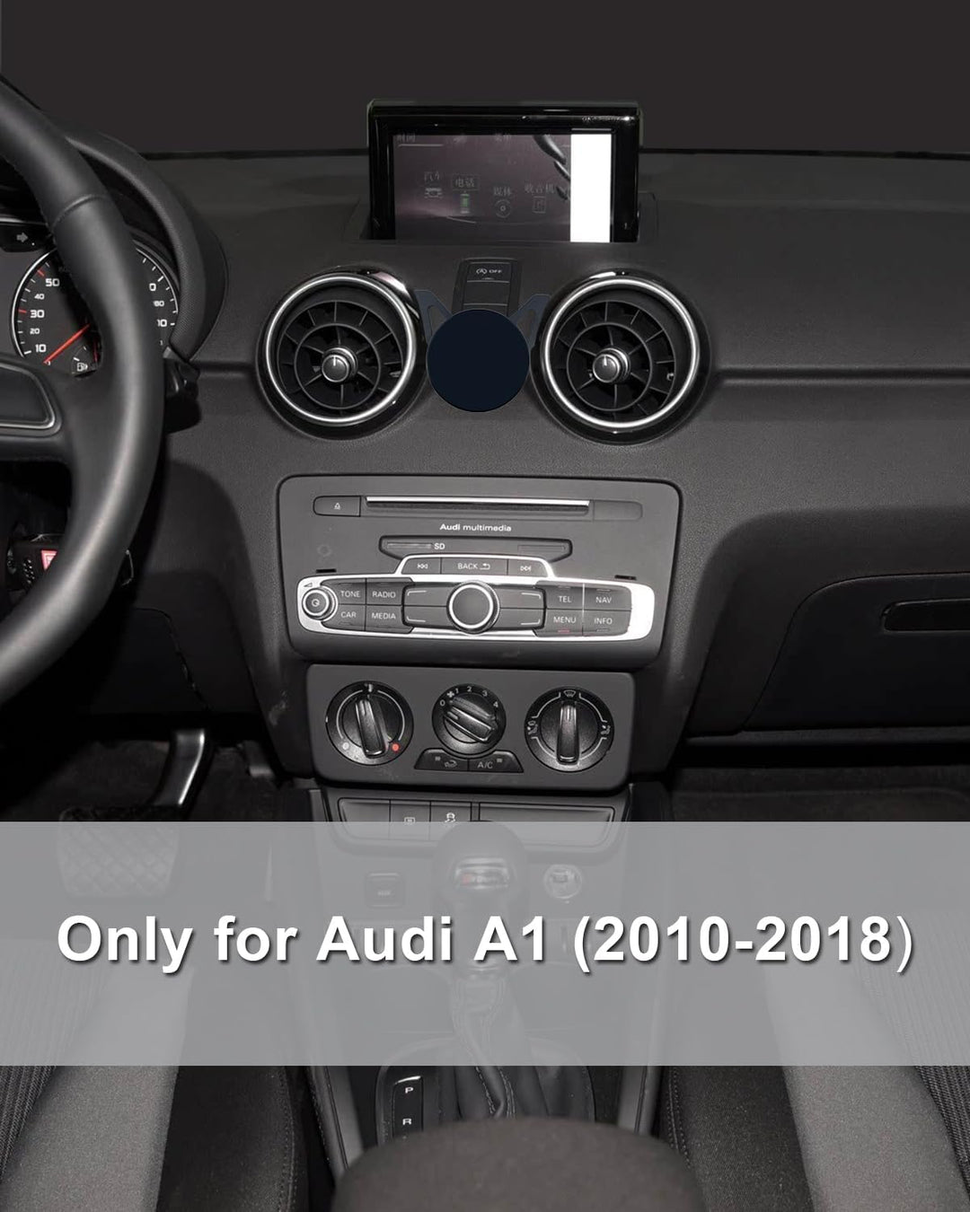 Magnet Handyhalterung kompatibel mit Audi A1 S1 8X 2010-2018, Universelle Halterung Phone Holder für