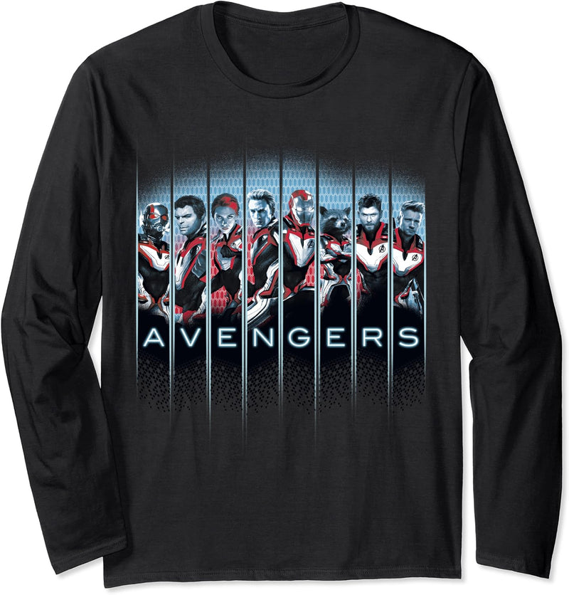 Marvel Avengers: Endgame Group Panels Langarmshirt