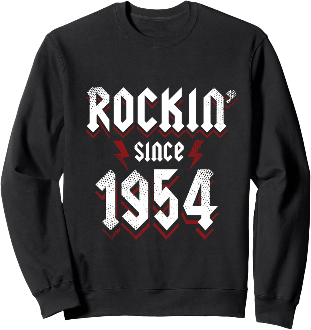 Rockin Since 1954 69 Jahre alte Rockmusik 69. Geburtstag Sweatshirt
