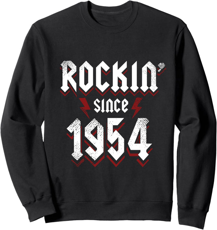 Rockin Since 1954 69 Jahre alte Rockmusik 69. Geburtstag Sweatshirt