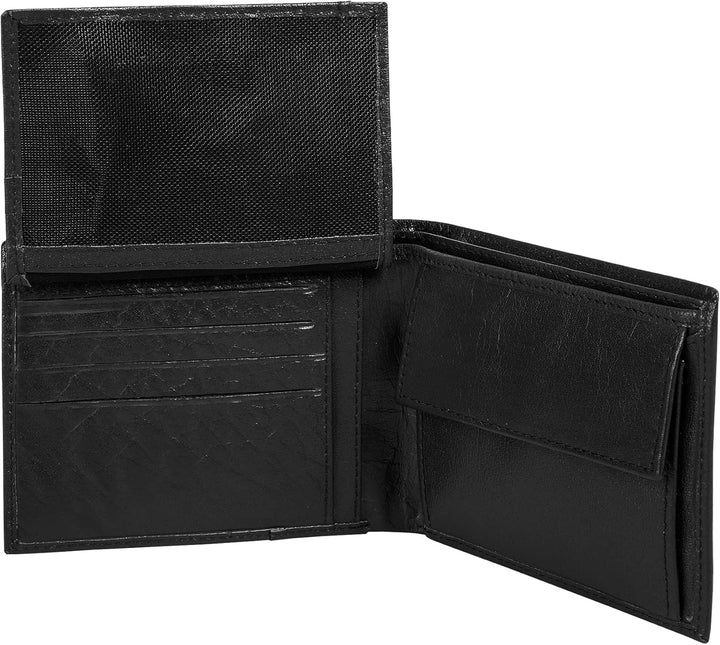 bruno banani Geldbörse Echt Leder Herren - 021335 Schwarz, Schwarz