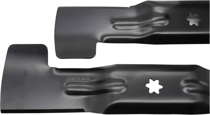 SECURA Messersatz (Wurf) kompatibel mit Gutbrod GLX 92 RHLK 13DG51GE690 Rasentraktor