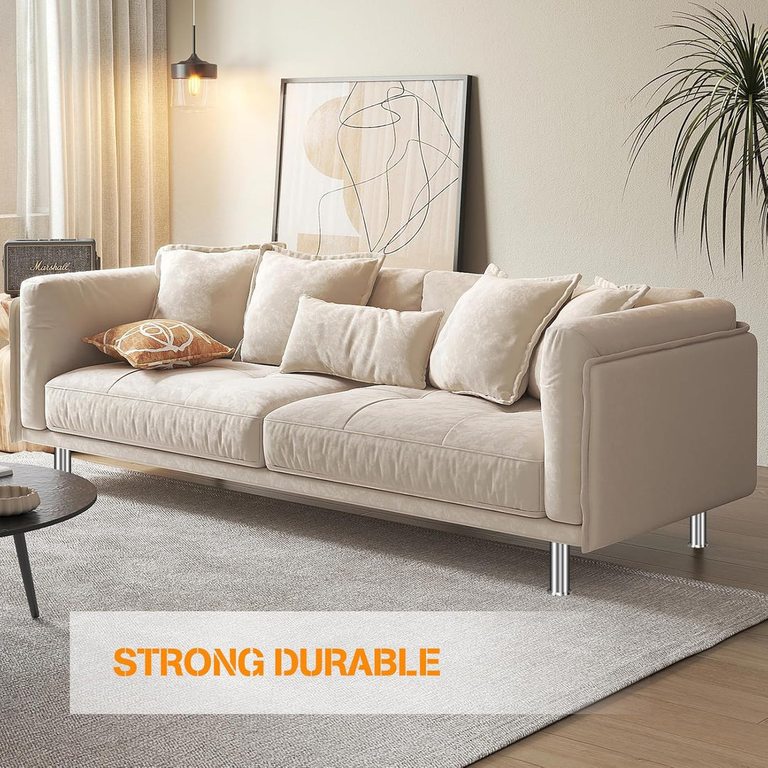 4 Stück Möbelfüsse Edelstahl, 18cm Sofa Füsse, Möbelbeine Metall, Für Schrankfüsse Bett Beine/Sofa B