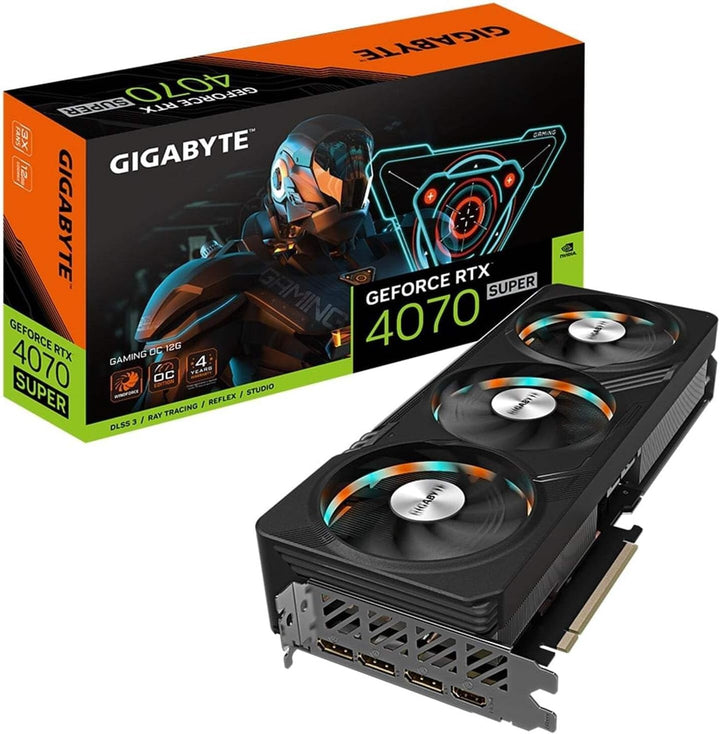 GIGABYTE Gaming GeForce RTX 4070 SUPER OC 12G NVIDIA 12 Go GDDR6X + Indiana Jones GAMING OC Einzeln,