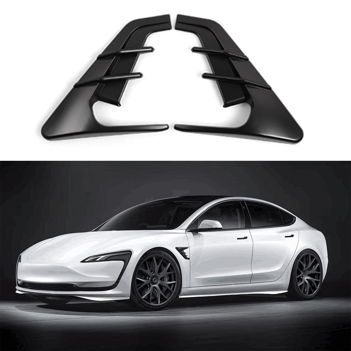 Tesla Lufteinlässe für Tesla Model Y 2021 Seitenmarkierungen Kamera Flanken Auto Seite Flügel Panel