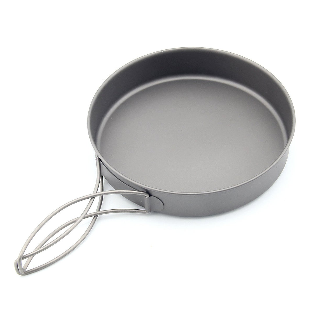 TOAKS PAN-115 PAN-130 PAN-145 Ultraleichte Camping-Pfanne aus Titan (PAN-130), Pan-130
