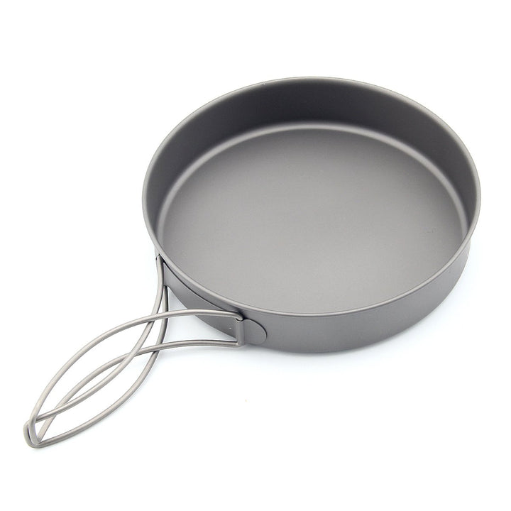 TOAKS PAN-115 PAN-130 PAN-145 Ultraleichte Camping-Pfanne aus Titan (PAN-130), Pan-130