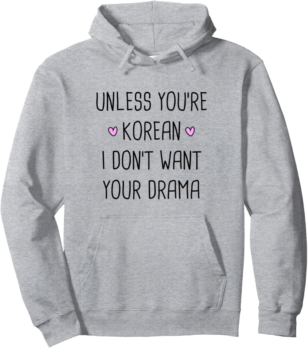 Kpop Merch K-pop Merchandise Korean K-Drama Funny Fan Pullover Hoodie