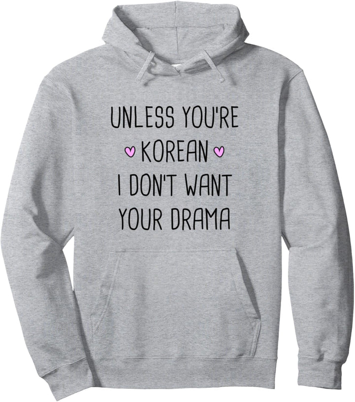 Kpop Merch K-pop Merchandise Korean K-Drama Funny Fan Pullover Hoodie