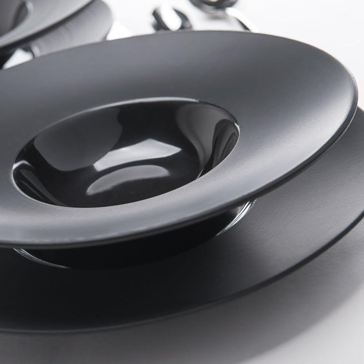 3x Grosser Suppenteller Gourmet Kontrast Ø 305 mm