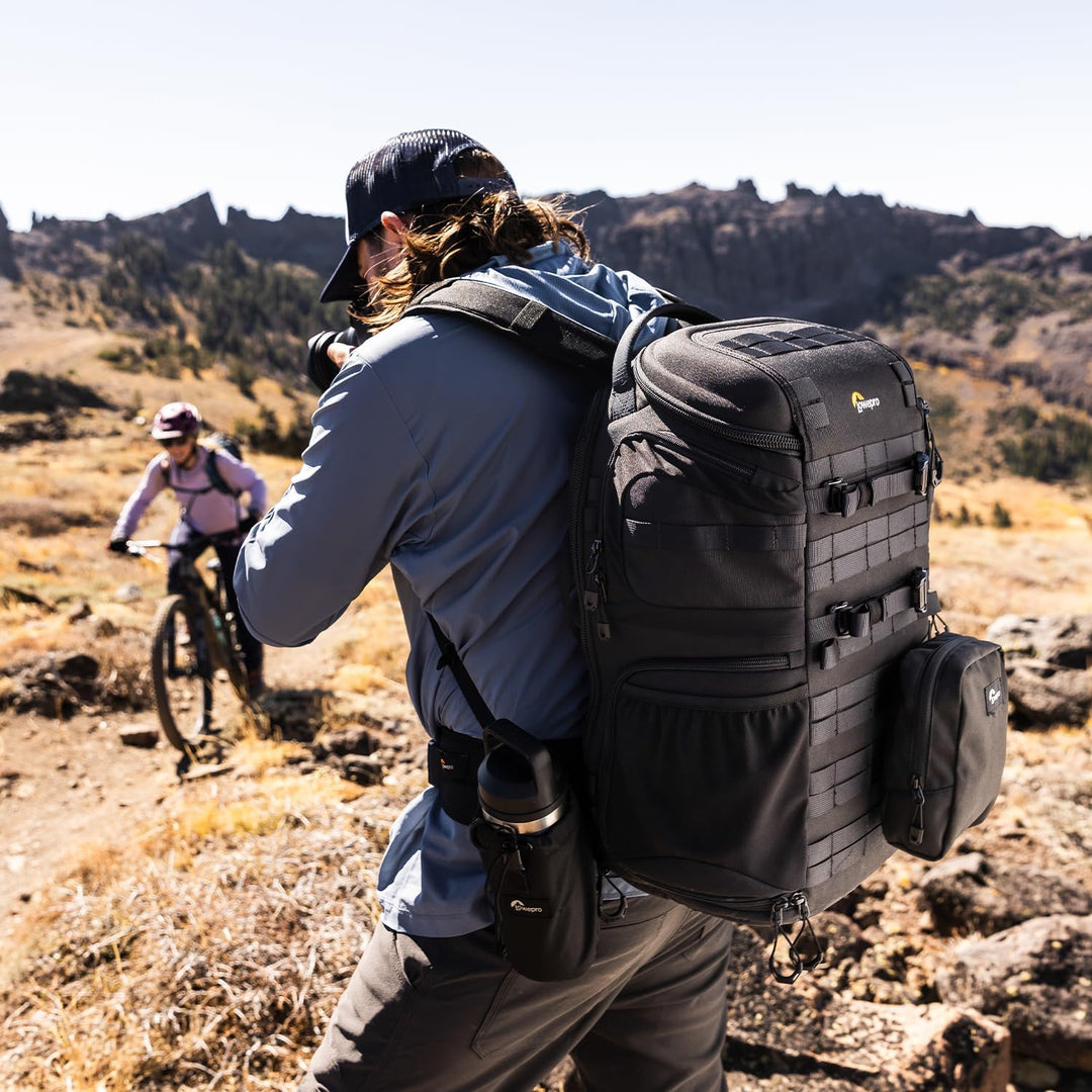 Lowepro ProTactic BP 350 AW III Kamerarucksack, 4 Zugriffspunkte, professionelle Kameratasche, DSLR/