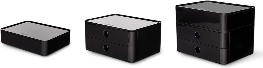 HAN Schubladenbox Allison SMART-BOX mit 2 Schubladen und Trennwand, Kabelführung, stapelbar, Utensil