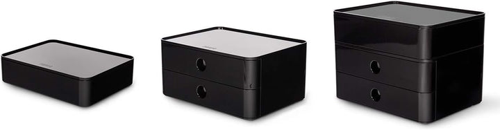 HAN Schubladenbox Allison SMART-BOX mit 2 Schubladen und Trennwand, Kabelführung, stapelbar, Utensil
