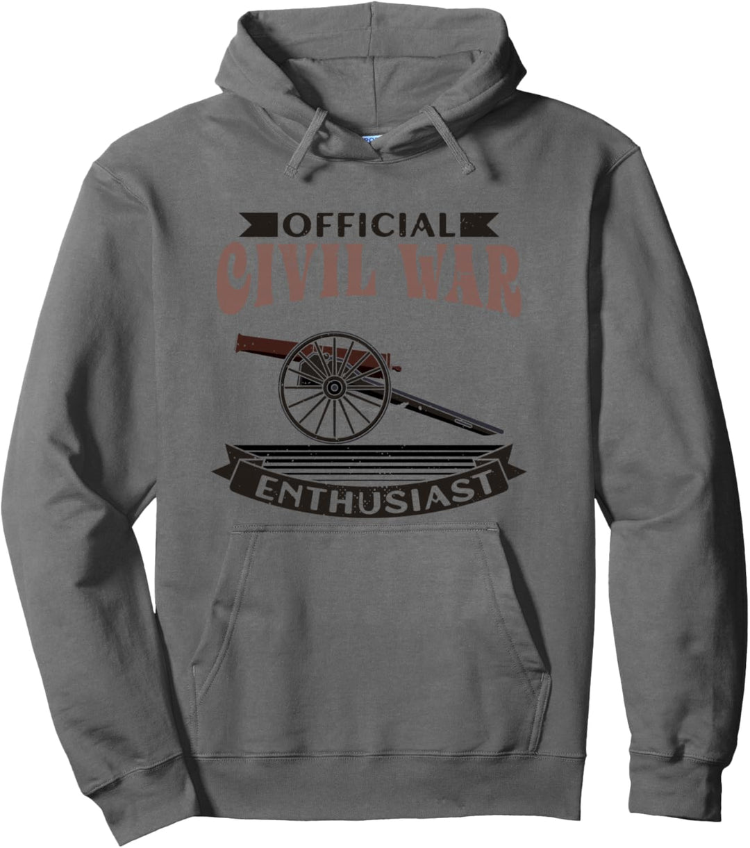 Official Civil War Enthusiast Amerikanischer Bürgerkrieg USA Pullover Hoodie