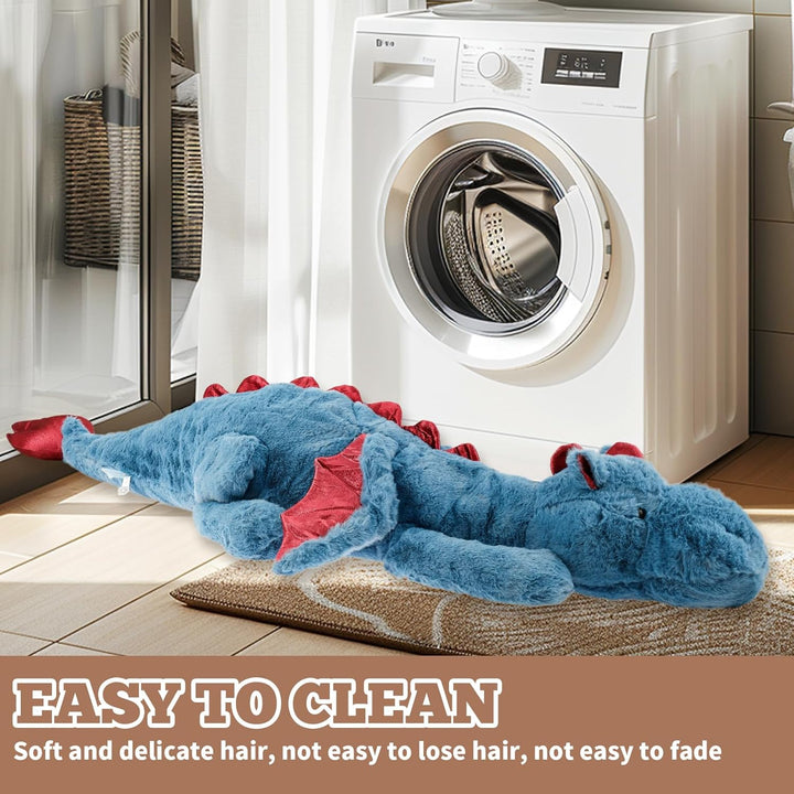 70-150 cm Kuscheltier Drache, Plüschtier Schlafkissen Grosse Weiche Lange, Riesige Plüschtier Flausc