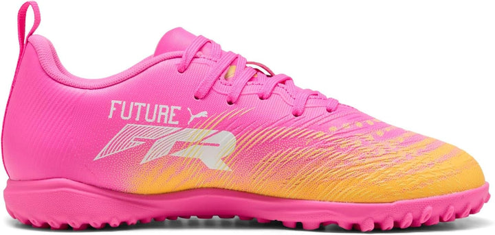 PUMA Unisex Kinder Future 9 Play Tt JrFussballschuh 38.5 EU 005 Poison Pink Sun Stream Bright Aqua P