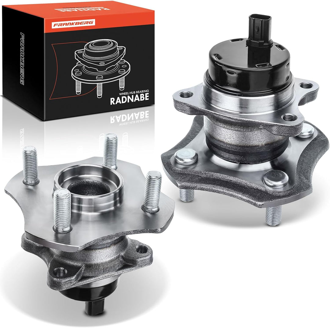 Frankberg 2x Radnabe Radlagersatz Hinterachse Kompatibel mit Yaris NCP1 NLP1 SCP1 P1 Yaris Verso NCP