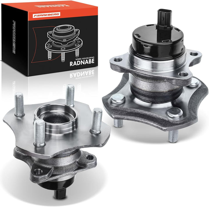 Frankberg 2x Radnabe Radlagersatz Hinterachse Kompatibel mit Yaris NCP1 NLP1 SCP1 P1 Yaris Verso NCP