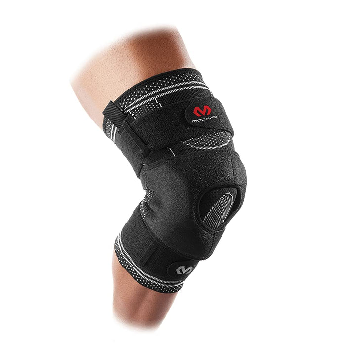 McDavid Herren Elite Engineered Elastische Kniebandage L Schwarz, L Schwarz