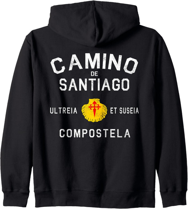 El Camino de Santiago Buen Camino St James Way Hiking Gift Kapuzenjacke