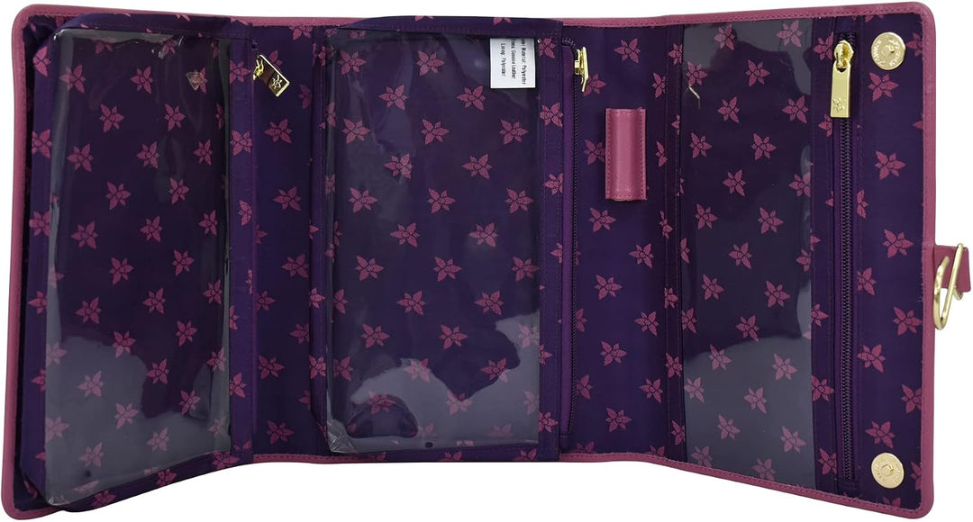 Anuschka Wanderlust Kollektion Reiseorganizer zum Aufhängen - Mappe aus Nylonstoff für Damen Dragonf