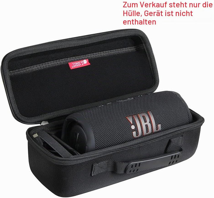 Hermitshell Hartschalen-Reiseetui für JBL Charge 5 – tragbarer Bluetooth-Lautsprecher Schwarz, Schwa