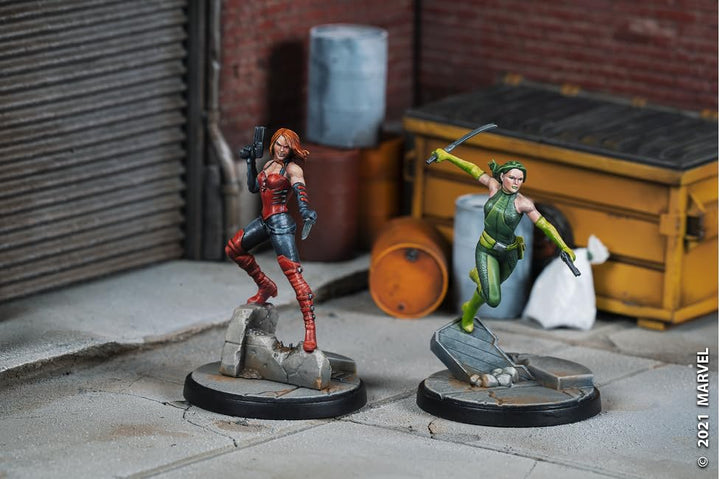 Atomic Mass Games Fantasy Flight Games - Marvel Crisis Protocol: Sin and Viper Character Pack - Mini