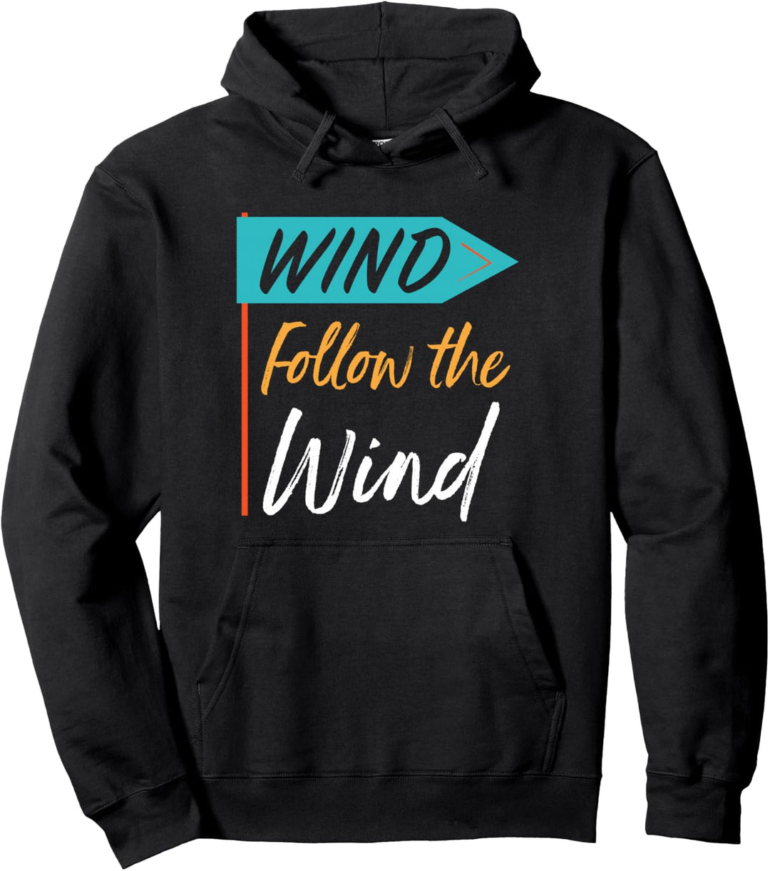 Lustiges Windsurfing-Design, Kiteboarding Windsurfer Pullover Hoodie