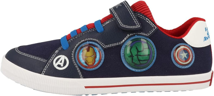 Geox Jungen J Kilwi Boy Sneaker 24 EU Navy Red, 24 EU Navy Red