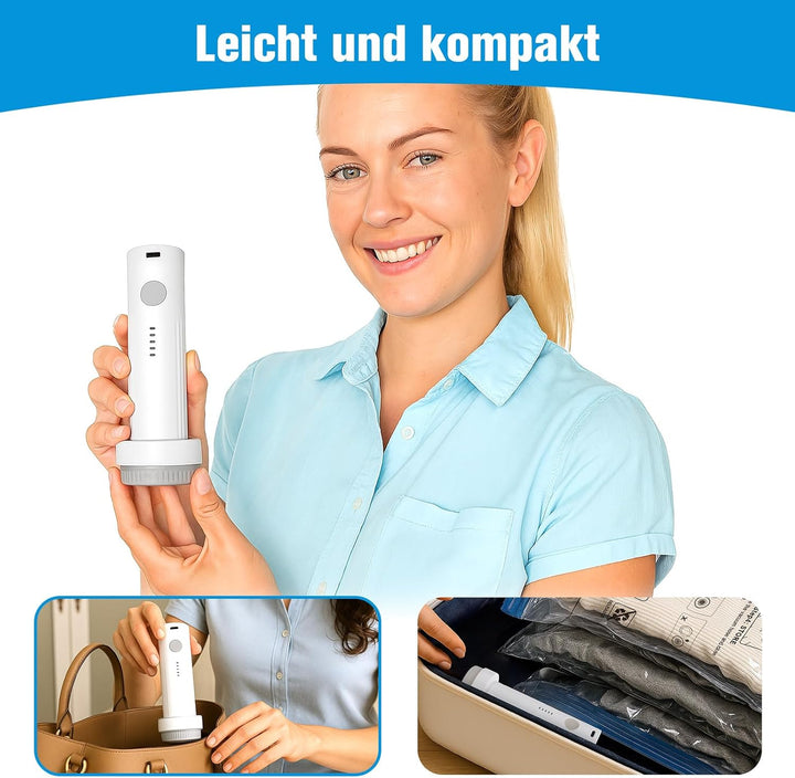 BoxLegend Vakuumbeutel für Kleidung & Bettdecken mit Vakuumpumpe, 25 Stück Vakuumierbeutel 2 Jumbo +