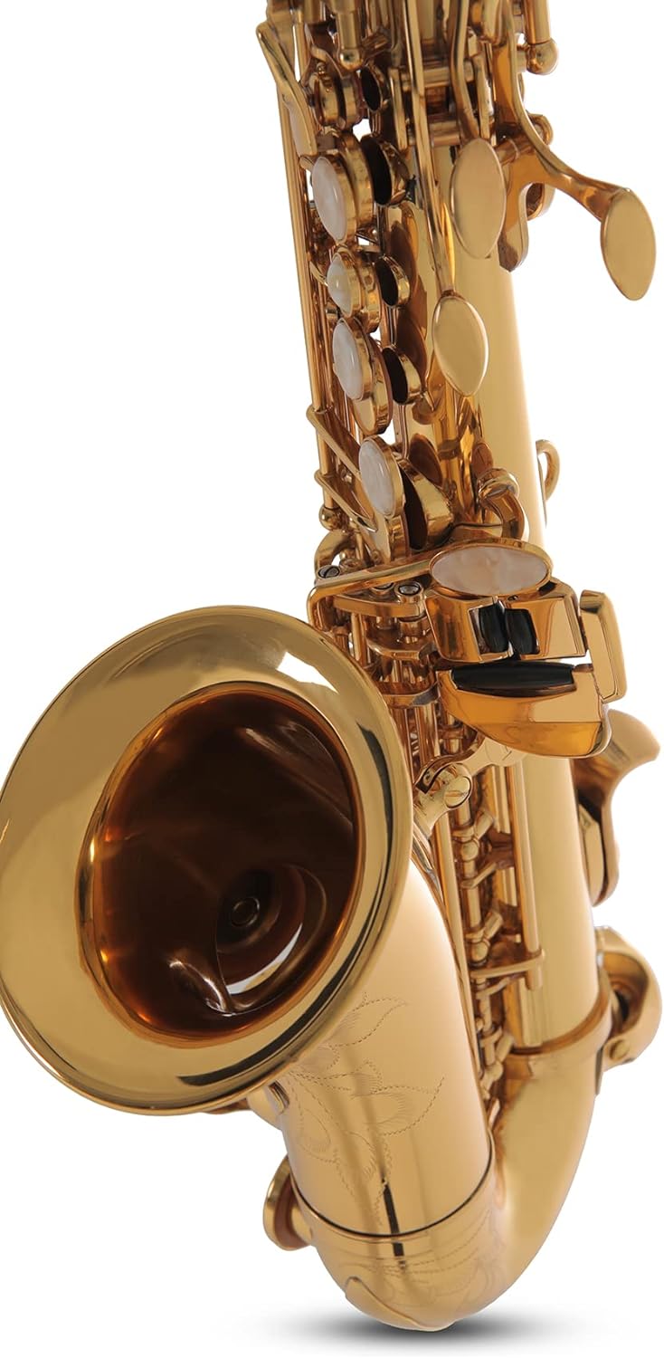 Roy Benson Bb Sopran Saxophon MODEL SG-302 gebogen lack., inkl. Etui, SG-302