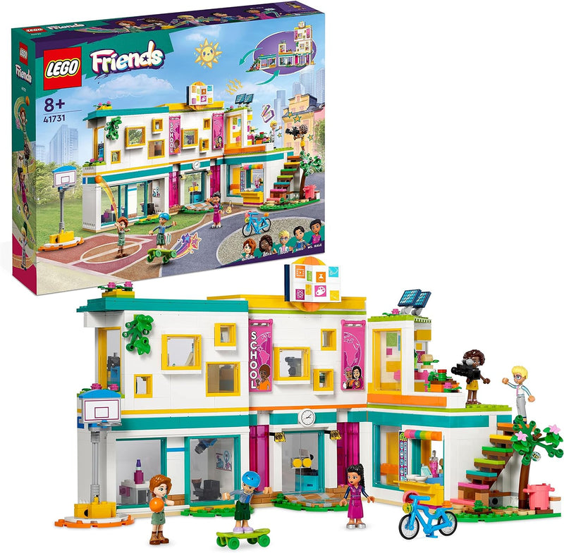 LEGO 41731 Friends Internationale Schule, Modular Building Spielzeug zum Bauen für Mädchen und Junge