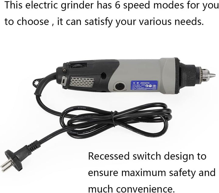 Multifunktionswerkzeug 400W Elektrisch Schleifmaschine Rotationswerkzeug Schleifer Rotationswerkzeug