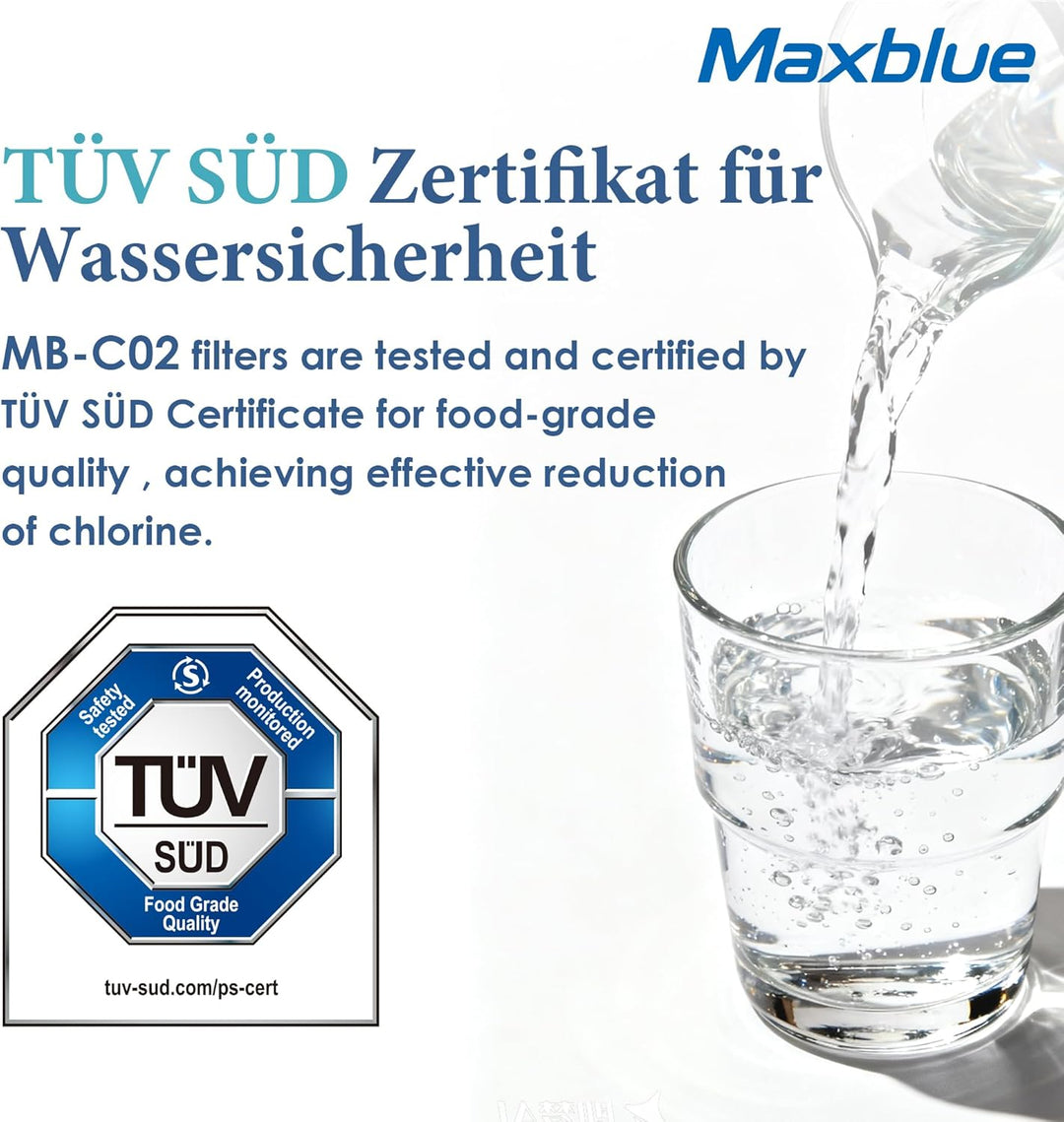 Maxblue 4er Wasserfilter, Ersatz für Brita® Intenza+, Saeco® CA6702/00, NICHT für AquaClean®, PFAS,
