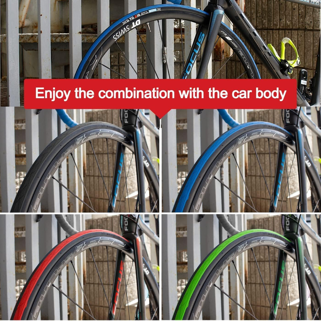 GORIX Rennradreifen 700×23C 25C 28C 32c 35c Fahrrad (Gtoair) 700×28c Black×Red(1 Tire), 700×28c