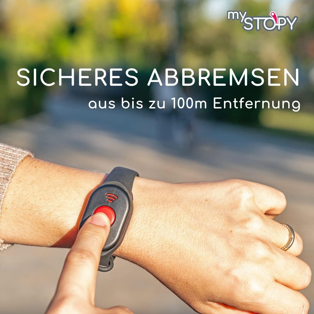 mySTOPY Bremsassistent für PUKY Modell LR M/LR M Classic mit Motiv (Feuerwehr) I für Kinder ab 2 Jah