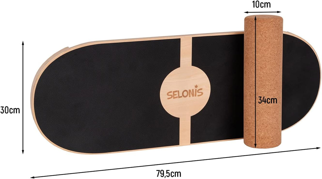 Selonis Balance Board Aus Holz Für Erwachsene Und Kinder Koordinationstraining Balancebrett Physioth