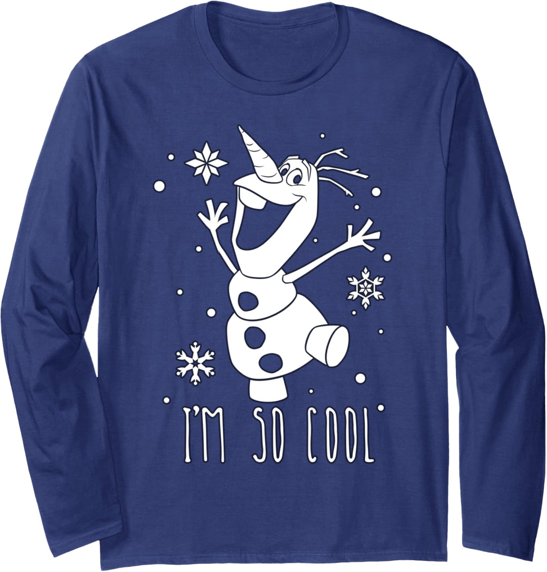 Disney Frozen Olaf I'm So Cool Portrait Langarmshirt