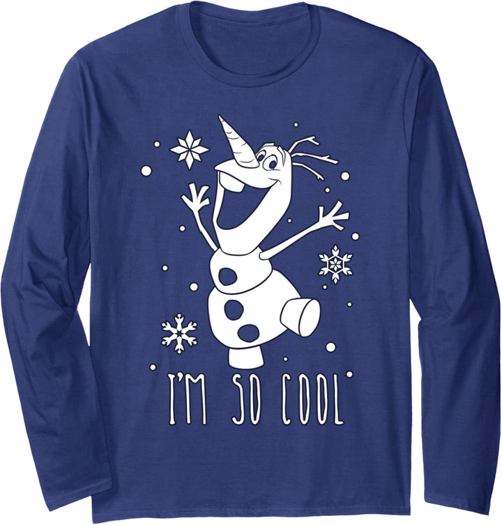 Disney Frozen Olaf I'm So Cool Portrait Langarmshirt