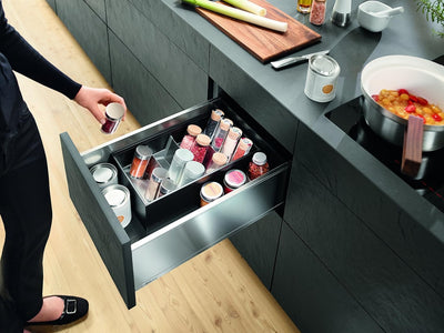 BLUM© Premium Qualität I AMBIA-LINE Gewürzhalter für Schubladen I Gewürzregal I Spice Organizer für