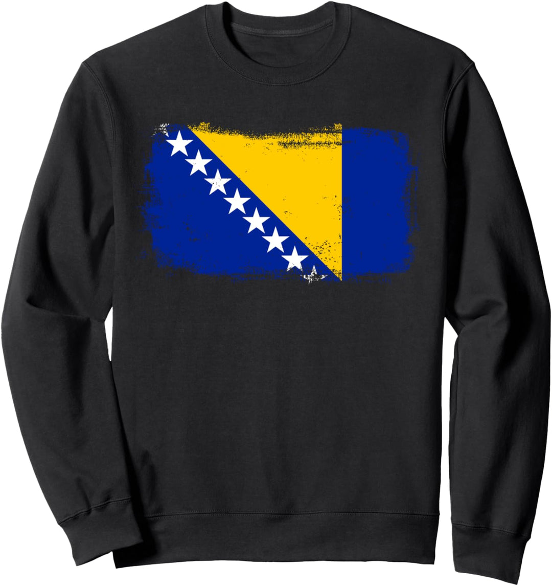 Nationalflagge von Bosnien und Herzegowina Sweatshirt