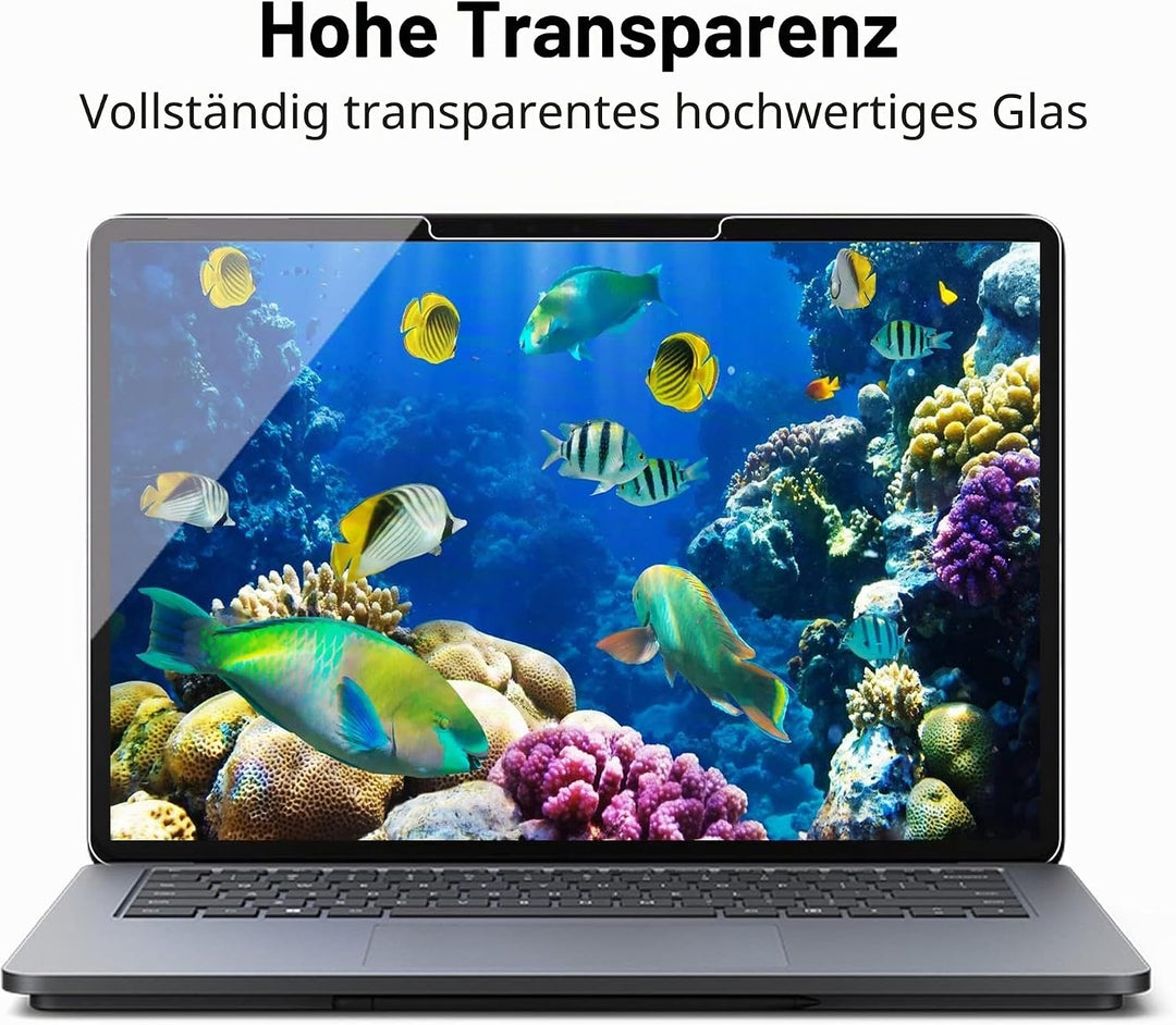 MEGOO [2 Stück] Displayschutzfolie für Microsoft Surface Laptop Studio 2/1(14,4 Zoll), einfache Inst