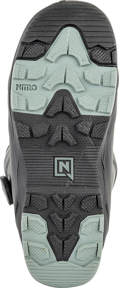 Nitro Herren Club BOA Dual Zone, All Mountain Freeride Freestyle Schnellschnürsystem Boot Snowboardb