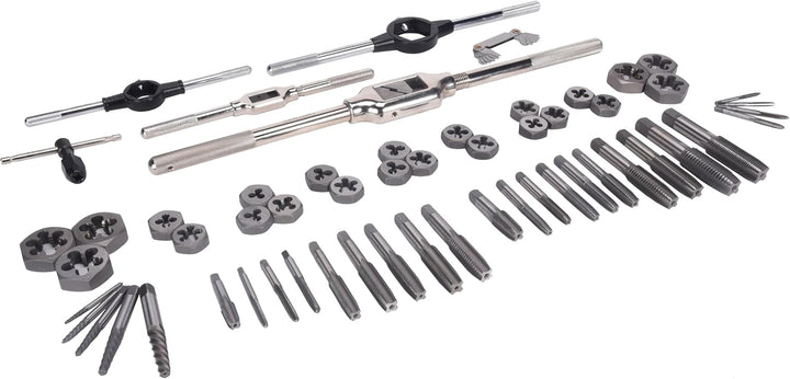 Century Drill & Tool 98958 Gewindebohrer und Schneideisen aus Karbonstahl, 58-teilig 58-Piece, 58-Pi