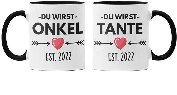 Trendation - Ihr werdet Onkel und Tante 2022 Geschenk Schwangerschaft Verkünden Baby Überraschung Du