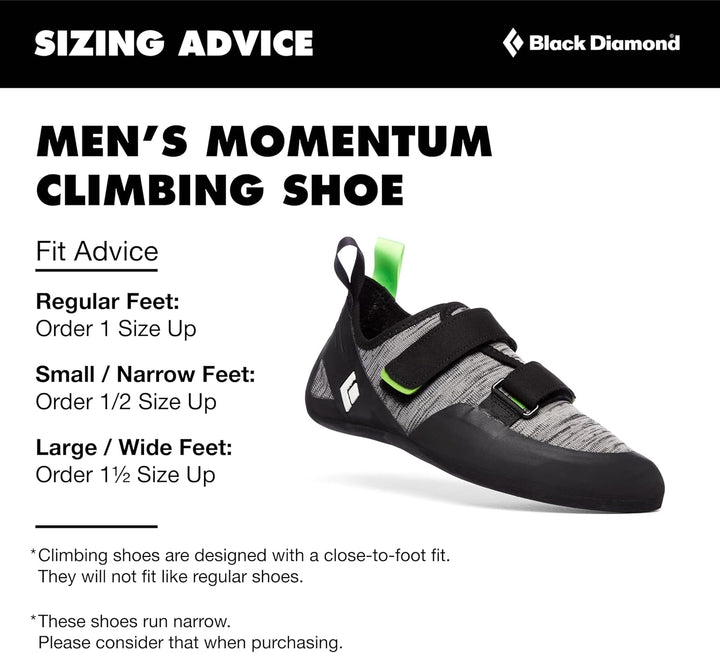 Black Diamond Herren M Momentum Kletterschuhe Wanderschuh 47 EU Weiss Schwarz, 47 EU Wei&#xDF; Schwa