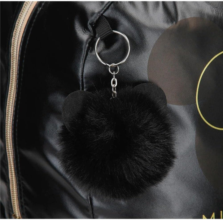 Disney Mickey Outline Kulturbeutel, 26 x 16 x 11 cm, Polyester, Schwarz, Kulturbeutel mit Zwei Fäche